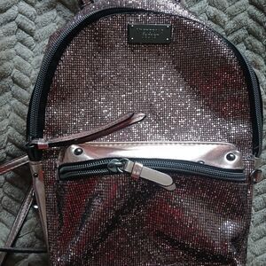 Shimmering Rose Gold Backpack